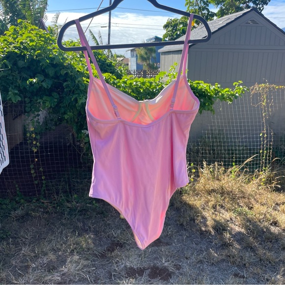 Zulu & Zephyr Ribbed One Piece // Sea Pink // US 12 - Picture 7 of 9